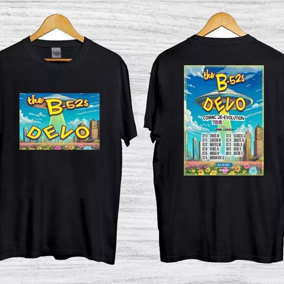 Darian M Other - DEVO & The B-52’s Cosmic De-Evolution 2025 Tour T-Shirt, Fan Concert Tee 26